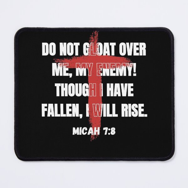 Item preview, Micah 7:8 Christian Bible Verse Gift designed and sold by Anton Ashraf.