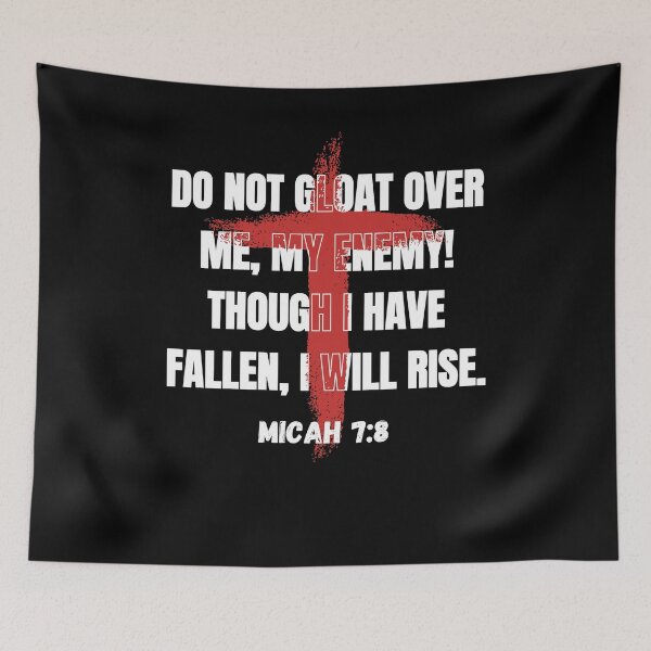 Item preview, Micah 7:8 Christian Bible Verse Gift designed and sold by Anton Ashraf.