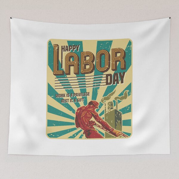 Item preview, Vintage Labor Day designed and sold by andriandesain.