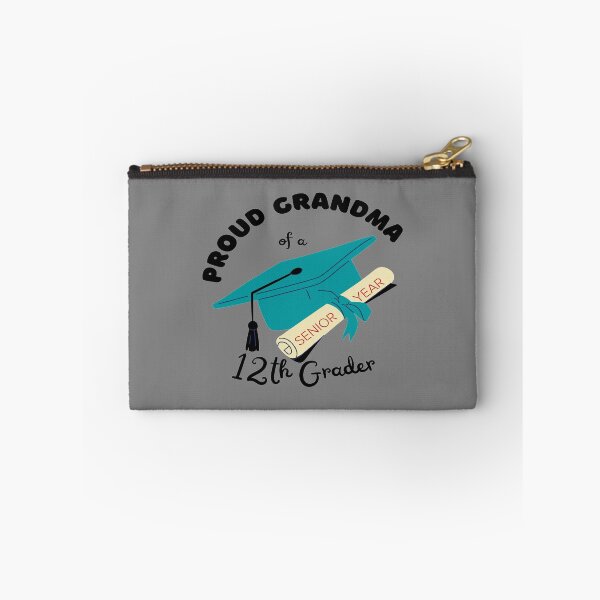Item preview, proud grandma of a 12th grader, graduation cap and diploma graphic designed and sold by Jessi-Sketches.