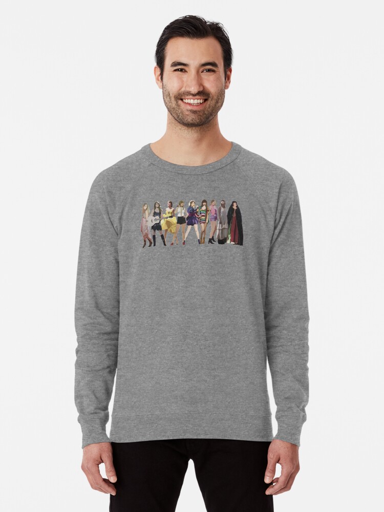 Taylor Swift Eras  Lightweight Sweatshirt for Sale by Cruel August Designs