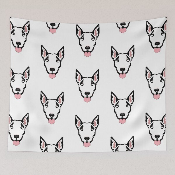 Item preview, White Bull Terrier designed and sold by arisaidesigns.