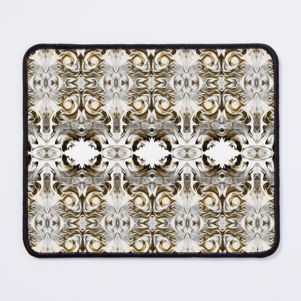 Artikelvorschau, Vintage, ornamental, abstract, white, ochre, black entworfen und verkauft von Svitac.