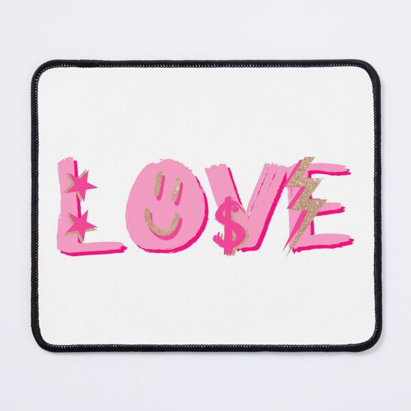 Item preview, preppy LOVE - pink and gold designed and sold by Julia Santos.