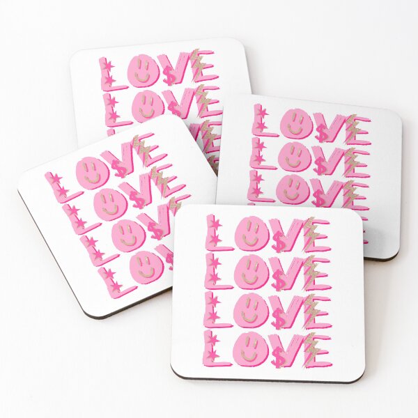 Item preview, preppy LOVE - pink and gold designed and sold by Julia Santos.