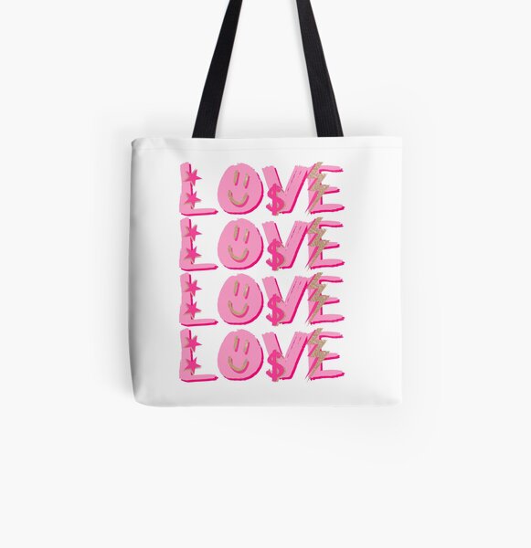 Love Southsea pink logo tote bag