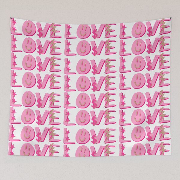 Item preview, preppy LOVE - pink and gold designed and sold by Julia Santos.