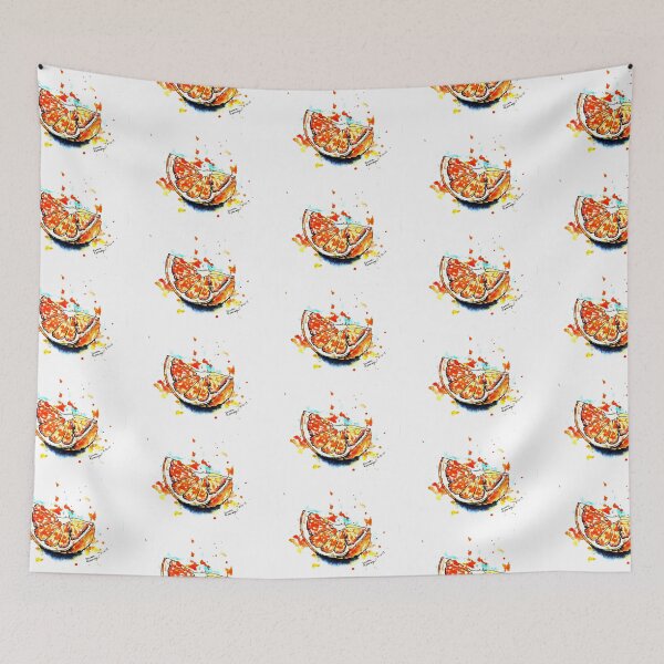 Item preview, Loose watercolor orange wedge designed and sold by Djdesignsart.