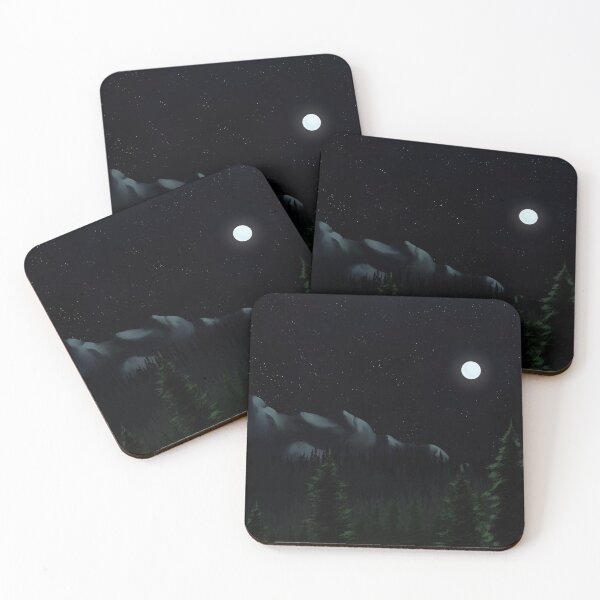 Item preview, Forest at night designed and sold by AlionaTma.
