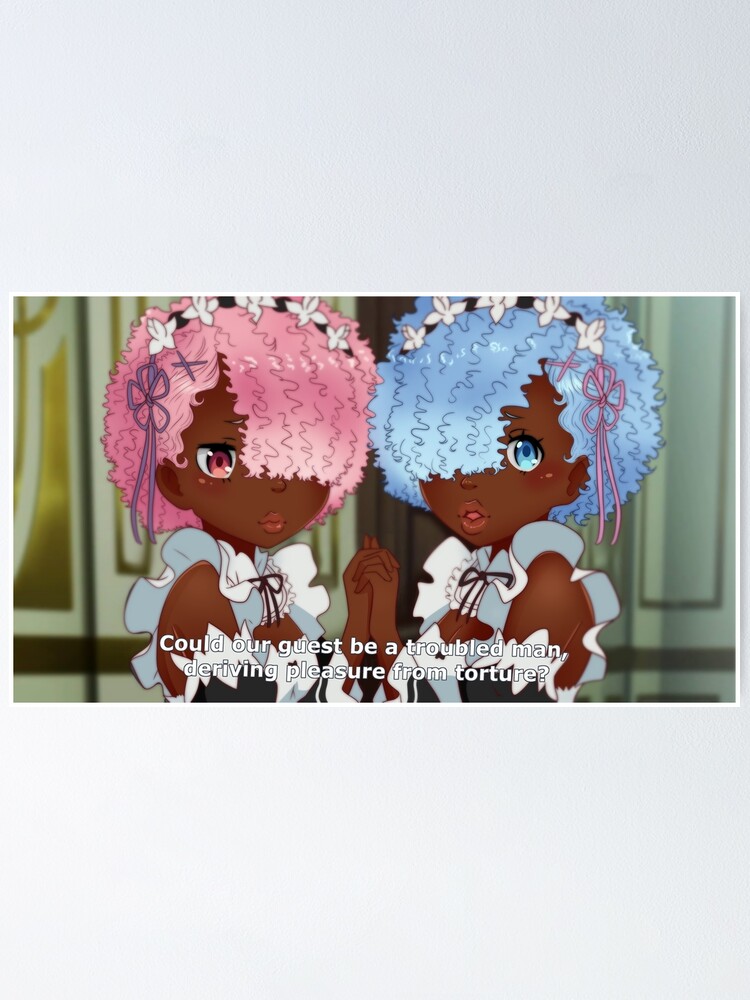 "Rem and Ram" Poster by gigidrawz Redbubble