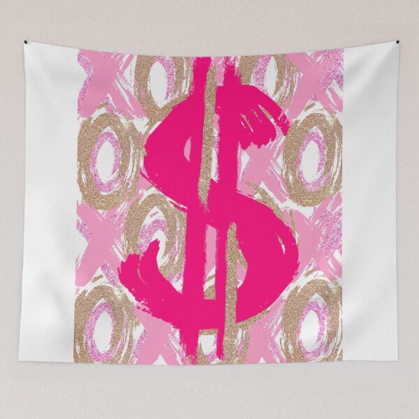 Item preview, dollar sign xo - pink and gold designed and sold by Julia Santos.