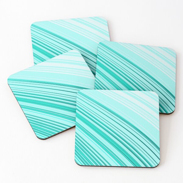 Item preview, Aqua Stripes designed and sold by fatenanwar.