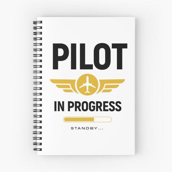 Item preview, Pilot in Progress Flight School Student designed and sold by Uppercase Tees.