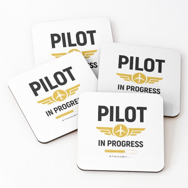 Artikelvorschau, Pilot in Progress Flugschüler entworfen und verkauft von Uppercase Tees.