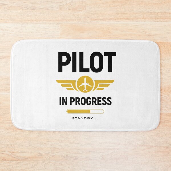 Item preview, Pilot in Progress Flight School Student designed and sold by Uppercase Tees.