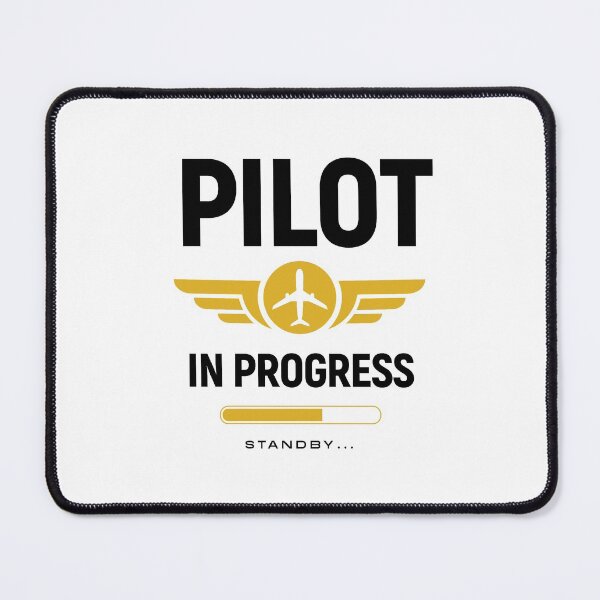 Item preview, Pilot in Progress Flight School Student designed and sold by Uppercase Tees.
