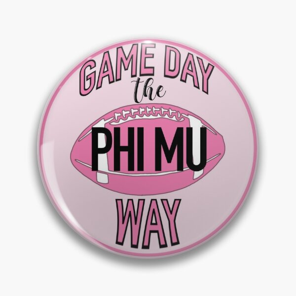 Phi Mu Game Day Pin Pin