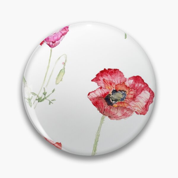 Artikelvorschau, Aquarell Mohnblumen entworfen und verkauft von Djdesignsart.