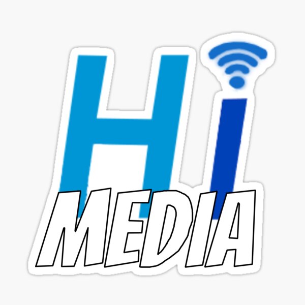 HI Media Logo Sticker