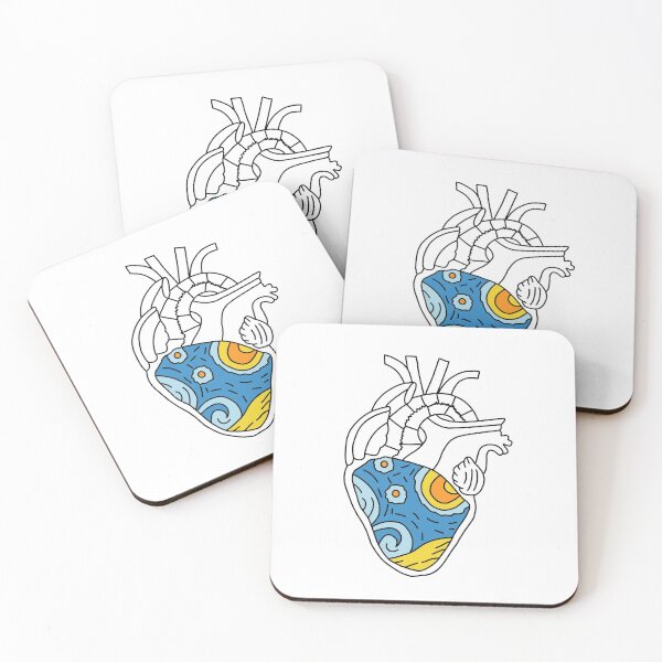 Item preview, Starry Night Heart designed and sold by Doctor Michaela.