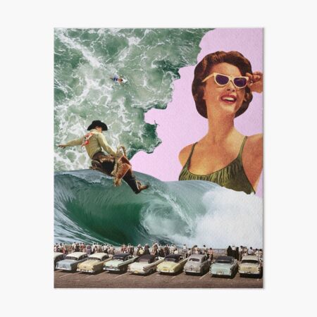 Item preview, Ride The Waves Collage designed and sold by matthewgelee.