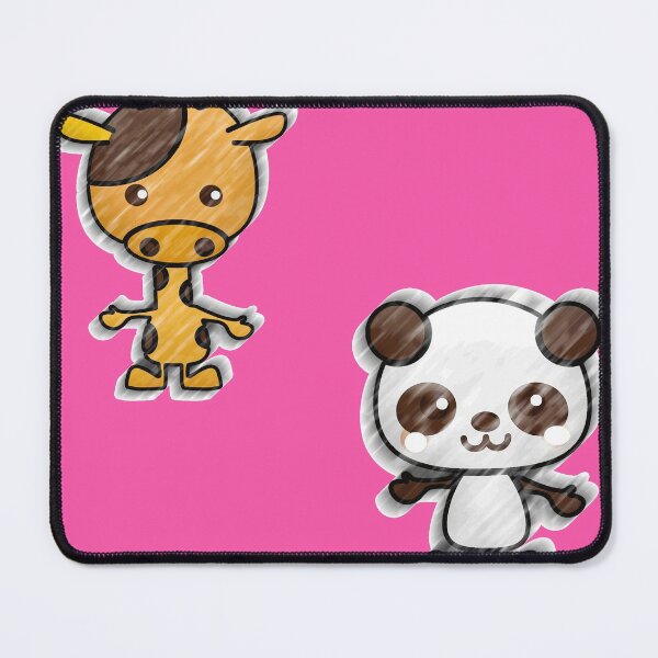 Item preview, Pink Giraffe and Baby Panda Cuddles designed and sold by Mrspink16.