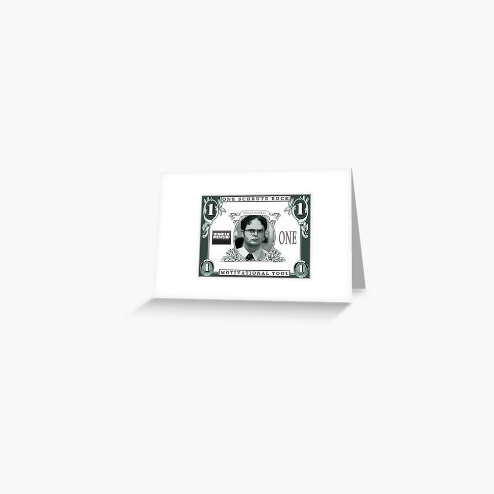 "schrute bucks" Sticker for Sale by ella Redbubble