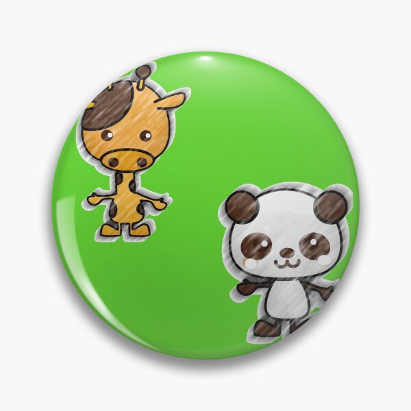 Item preview, Green Giraffe and Baby Panda Cuddles designed and sold by Mrspink16.