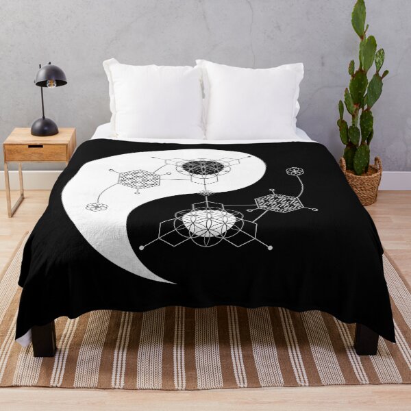 Item preview, Intricate Sacred Geometry over Yin Yang designed and sold by whosedream.