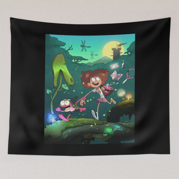 Item preview, Happy Run Fantasy world Amphibia The Meaning Of Friendship designed and sold by AmphibiaKinsley.