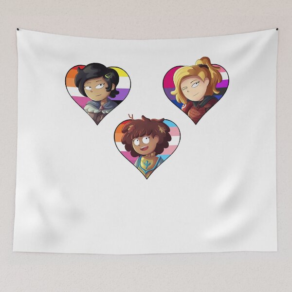 Item preview, LGBT Pride Long Fantasy world Amphibia The Meaning Of Friendship designed and sold by AmphibiaKinsley.