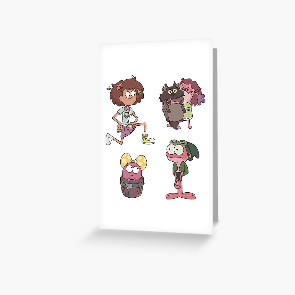 "Fantasy world Amphibia The Meaning Of Friendship pack" Greeting Card