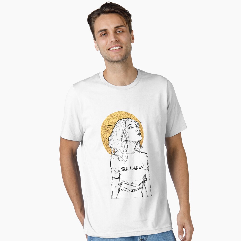 Vista previa del artículo con la obra «Camiseta esencial», diseñado y vendido por misskatz.