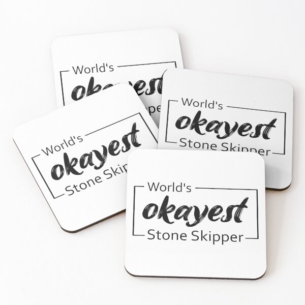 Item preview, World's Okayest Stone Skipper designed and sold by TiltedBearDsign.