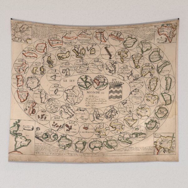 Item preview, Le Jeu du Monde (Game of the World) in 1645 designed and sold by ganje.
