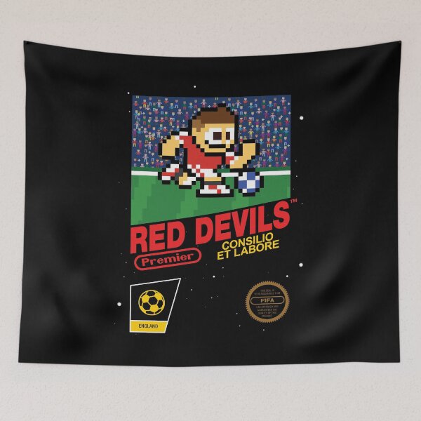 Item preview, The Red Devils (8-bit Football / Soccer Videogame Cart) designed and sold by The Armorsmith.