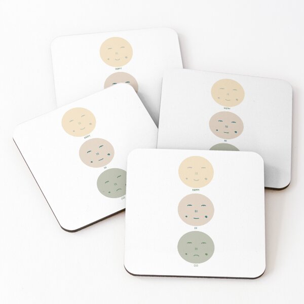 Item preview, 3 moods designed and sold by PapayaDesigns.