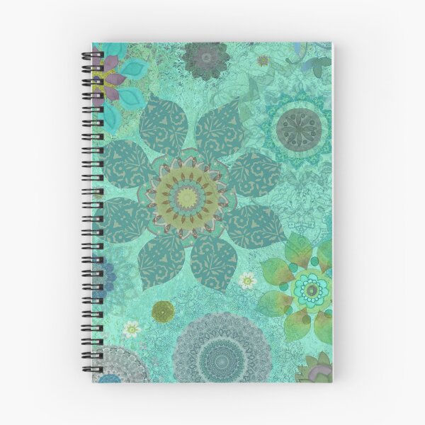 Item preview, Bohemian Style Mandala art in turquoise  designed and sold by Sue Zipkin.