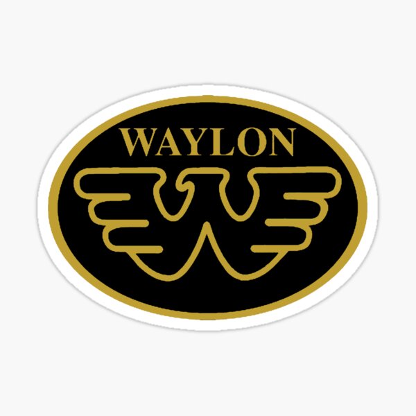 Waylon Jennings sticker VINYL DECAL Outlaw Country Music Honky Tonk ...