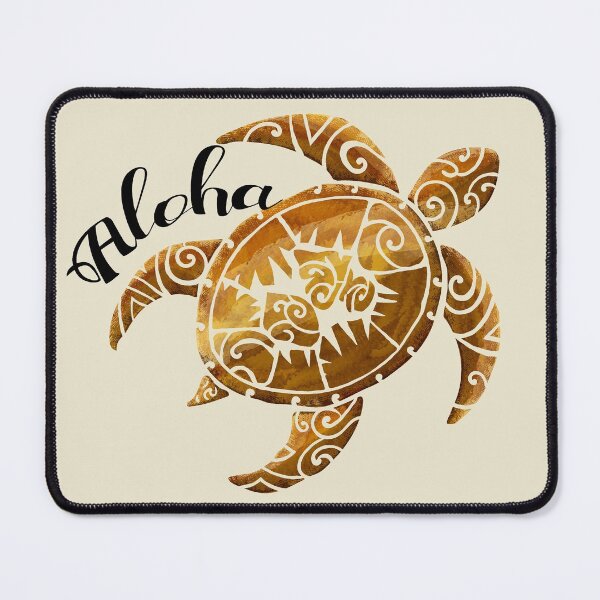 Item preview, Vintage Polynesian Aloha Turtle designed and sold by sunnthreads.