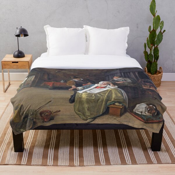 Item preview, The Lovesick Maiden - Jan Steen c. 1660 designed and sold by SlawBoy.