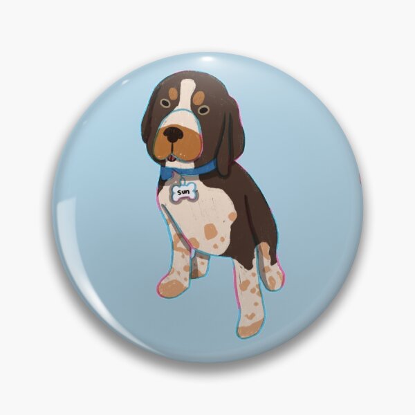 Item preview, English Springer Spaniel - Cute Brown and White Dog Illustration Pattern  designed and sold by TheRainbowRoom.