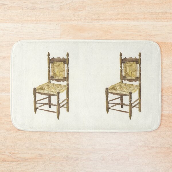 Item preview, Woven Seat Wooden Chair Watercolor designed and sold by ellenmueller.