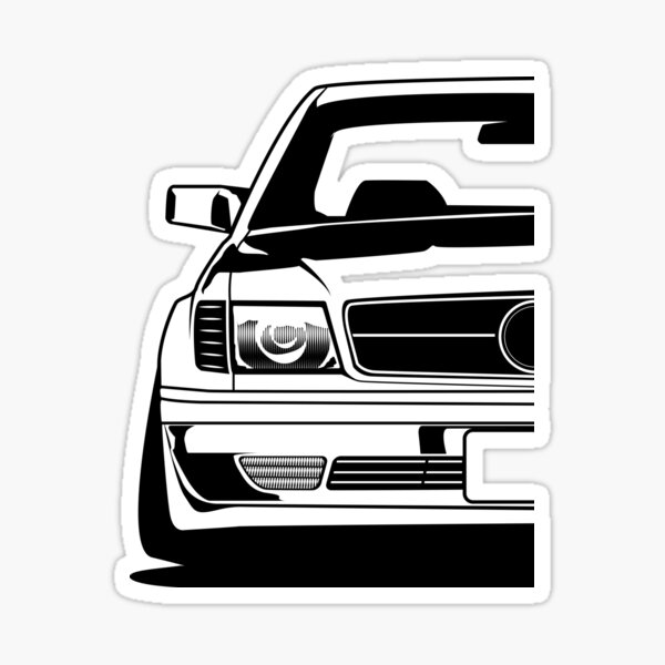 AMG  Mercedes-Benz Tuning Decals Sticker White/ black background 1 Set-31 Piece 