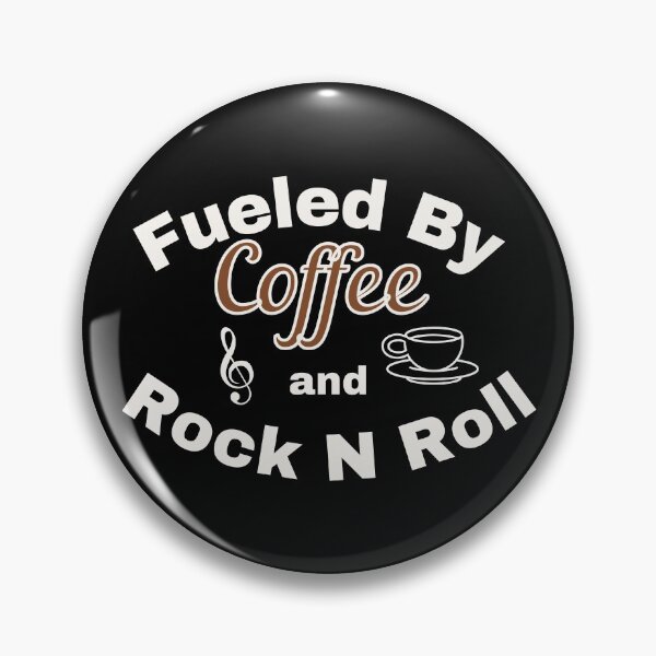 Item preview, Coffee and Rock Music Fuels Me Design designed and sold by Looksup.
