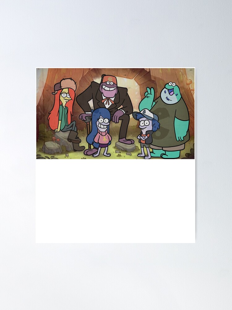 Gravity Falls And Mash Up Fantasy World Amphibia The Meaning Of Friendship Poster By Amphibiakinsley Redbubble