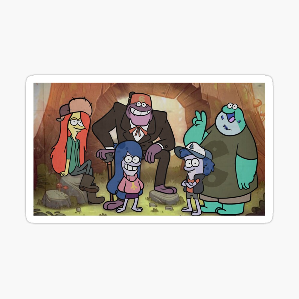 Gravity Falls And Mash Up Fantasy World Amphibia The Meaning Of Friendship Poster By Amphibiakinsley Redbubble