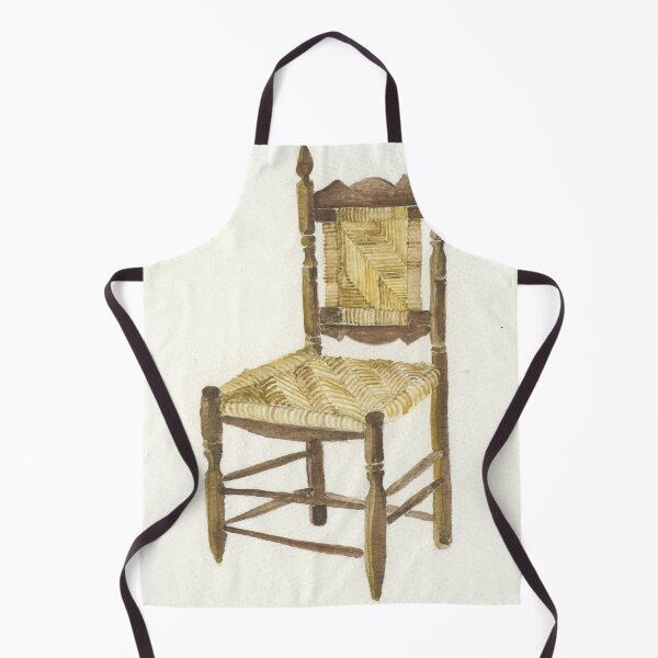 Item preview, Woven Seat Wooden Chair Watercolor designed and sold by ellenmueller.