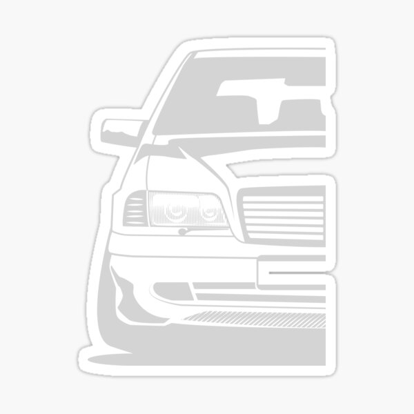 2x 30 cm Mercedes Benz Aufkleber Sticker 190E W124 W202 W204 in  Nordrhein-Westfalen - Dinslaken, Tuning & Styling Anzeigen