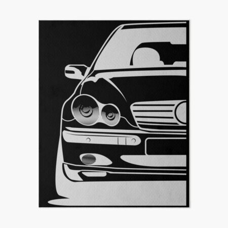 Mercedes W203 Tuning Art Board Prints for Sale